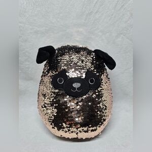 Squishmallows - Pug Dog Reversible Sequins 8” Plush 2019 Kellytoy